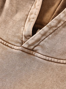 Sudaderas con capucha de alta calidad para hombre, ropa de calle Unisex, Jersey, sudaderas con capucha personalizadas al por mayor, Sudadera con capucha lavada con ácido bordada para hombre - Product Image 4