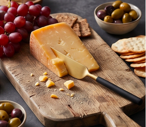 Modern Golden <b>Cheese</b> Tools <b>Set</b> With Black Handles Durable Metal <b>Cheese</b> <b>Knife</b> <b>Set</b> For Serving Use Kitchenware And Cutting Use - Product Image 5