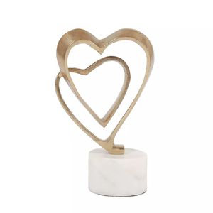Centro de Mesa de Metal de Lujo con Forma de Corazón, Adorno para Mesa de Boda, Cena Romántica y Decoración para Fiesta de Compromiso - Product Image 2