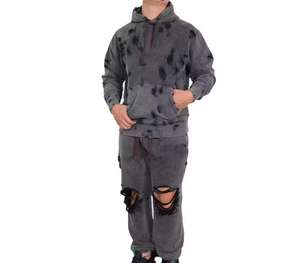 Superior Quality Acid Wash Tracksuit Men Factory Made Reasonable Price Oversized Distressed Tie Dye Tracksuit for Men - Product Image 5