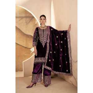 Conjunto de Traje Bordado para Fiesta de Mujer con Codificación Secuencial - Product Image 3