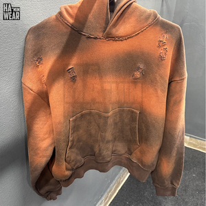 Hot Sale <b>Men</b> <b>Hoodie</b> Heavyweight Blank <b>Plain</b> <b>Hoodie</b> Streetwear Pullover <b>Hoodie</b> for <b>Men</b> OEM Custom Design Wholesale - Product Image 2