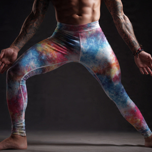 Yoga Wear Sublimation Leggings <b>Men's</b> Workout Fitness Wear Printed Legging <b>Men</b> Gym Exercise Sublimation Leggings <b>Mens</b> - Product Image 2