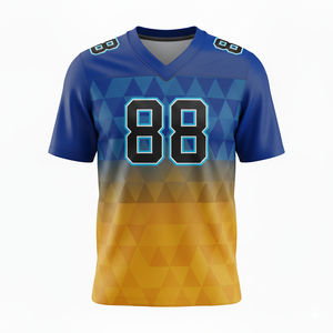 Nueva Camiseta de Fútbol Americano Personalizada al por Mayor, Ropa Deportiva de Malla de Alta Calidad, Estilo Retro de Fútbol, para Hombre y Mujer - Product Image 2