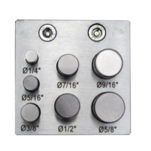 JIPSY Steel Disc <b>Cutter</b> Round Punch Set With 7 Punches Tool Cutting Accurate Metal Disc Cutting Tool for Jewelers Glodsmith Tool - Product Image 3