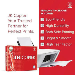 Papel de Copia A4 JK PAPERS, Hojas Fotográficas Blancas de 80g, Papel Ligero para Impresión de Oficina, para Copiadora y Uso Láser - Product Image 5
