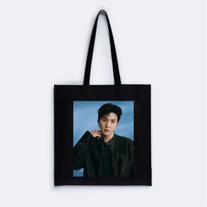 ของขวัญพิเศษพิมพ์ลายไอดอลตามสั่ง คอนเสิร์ตเคป๊อป 2026 กระเป๋าสะพายไหล่ซิปแฟชั่นผู้หญิง ผ้าแคนวาสนุ่ม ผ้าอ๊อกซ์ฟอร์ด - Product Image 2
