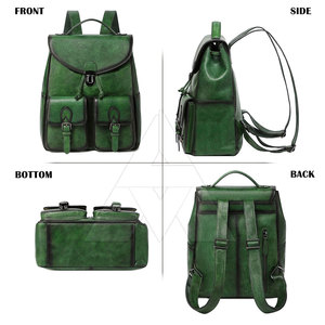 Oem Service Top Selling Leather <b>Backpacks</b> Bulk Quantity Leather <b>Backpacks</b> Low Moq Leather <b>Backpacks</b> - Product Image 2
