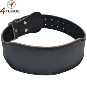 Heavy Duty Powerlifting Belt Genuine Leather Gym Belt Adjustable Double Prong <b>Back</b> <b>Support</b> OEM Custom Factory Manufacturer - Product Image 4