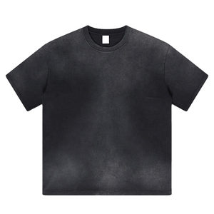 Camiseta Boxy con Efecto Ácido 2026, 275GSM, Alta Calidad, Estilo Vintage para Hombre, Cuello Redondo, Algodón, Estilo Casual, Tejido de Punto Jersey - Product Image 2