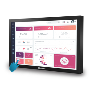 จอแสดงผลอุตสาหกรรมขนาด 18.5 นิ้ว แบบ Capacitive Multi Point Interface พร้อมตัวเรือนโลหะ รองรับ VESA - Product Image 1