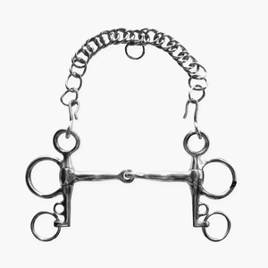 Bocados Pelham de Acero Inoxidable de Alta Calidad con Cadena, Bocados Ingleses para Caballos, Bocado Pelham Mullen, Precio al por Mayor - Product Image 1