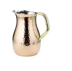 Carafe à eau en cuivre martelé, très vendue, pour la décoration intérieure, vente en gros - Product Image 6