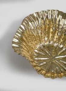 Bol en métal luxueux fait main, écologique et durable, finition dorée polie, style glamour, vaisselle décorative, centre de table - Product Image 2