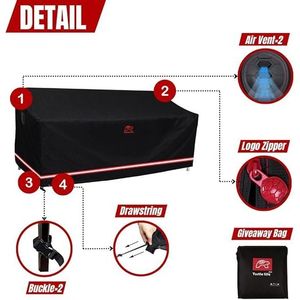 Telo Copridivano da Esterno Resistente ai Raggi UV e all'Acqua, Anti-Sbiadimento, per Divanetto e Mobili da Giardino Turtle Life - Product Image 2