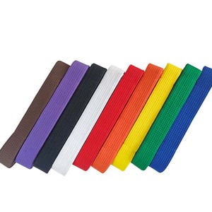 Wholesale Custom Logo Durable Breathable Lightweight Martial <b>Arts</b> Belt Unisex for Karate Kyokushin Judo BJJ Taekwondo - Product Image 2