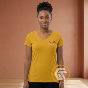Camiseta Casual con Cuello en V para Mujer, Sigma Gamma Rho, Ropa de Sororidad, Ecológica, Transpirable, de Algodón Jersey, para Verano - Product Image 2