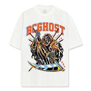 Camiseta Extra Grande Personalizada para Hombre, 100% Algodón, 220 g/m², Estampado Gráfico, Cuello Redondo, Estilo Casual Urbano, Venta al Por Mayor OEM - Product Image 2