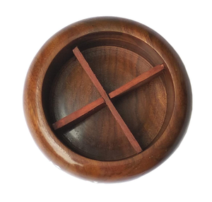 Caja de almacenamiento de frutos secos de madera con tapa transparente de forma triangular, hecha de madera natural de acacia para guardar frutos secos. - Product Image 5