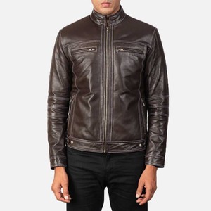 Bulk Wholesale Leather <b>Jacket</b> Men 2026 Custom Genuine Leather Outerwear OEM Biker Style Streetwear <b>jacket</b> for men - Product Image 6