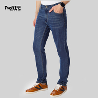 Jeans stretch homme coupe slim, édition professionnelle personnalisée en usine, taille droite, grandes tailles, formel et décontracté, été, couleur unie, respirant, haute qualité