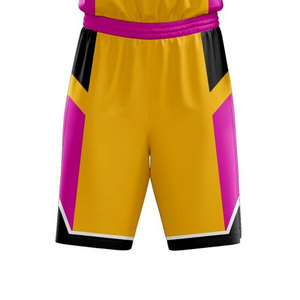 Maillot de basketball court uni imprimé personnalisé, 100% polyester, dernier style, meilleure qualité, durable, léger, respirant, séchage rapide - Product Image 4