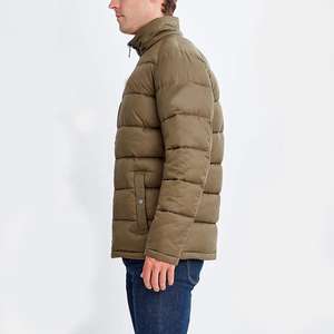 Chaqueta Acolchada para Hombre de Color Sólido, Hecha a Medida, de Alta Calidad y Más Vendida, con Capucha, para Uso en Exteriores en Invierno - Product Image 5