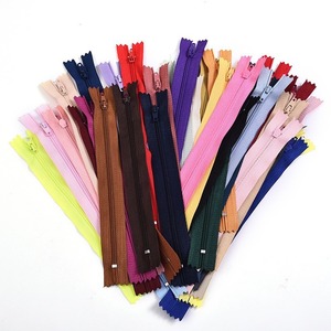 Pantalons en gros avec poches avant et fermeture éclair courte, couleurs variées, vente chaude 3 #   Fermeture éclair en nylon de 20 cm à extrémité fermée - Product Image 4