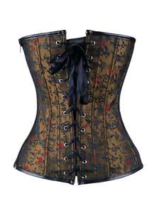 Corsés para Mujer, Sexy, Moldeadores, Modernos, de Brocado, para Tallas Grandes, Transpirables - Product Image 2