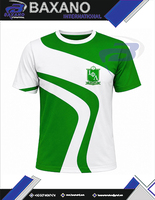 Iota Phi Lambda Sorority Kaus Cetak Geometris Hijau & Putih Pria Lengan Pendek Regular Fit 100% Katun Bernapas Kaus IPL