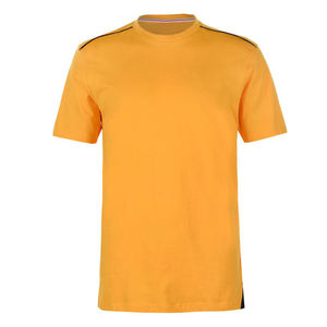 Camisetas de Algodón de Color Sólido para Hombre, Cuello Redondo, Manga Corta, Nuevas Camisetas Casuales de Otoño con Estampado Sólido, 100% Algodón - Product Image 3