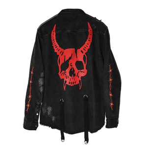 Premium Men Relax Fit Denim Jacket Washed Trucker Jean Coat Casual Urban Street Style Fashion - Product Image 2