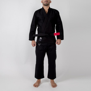 Comfortable Martial Arts Karate Suit Featuring Lightweight Design, Smooth Fabric Texture, and Bright Red Belt Included - Product Image 6