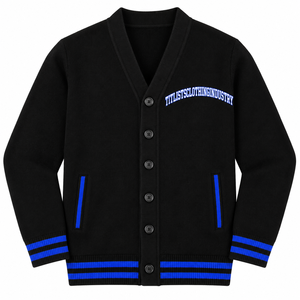 เสื้อสเวตเตอร์คอวี Zeta Phi Beta สำหรับชมรม/สมาคม/โรงเรียน/วิทยาลัย/มหาวิทยาลัย  คาร์ดิแกนถักลายโลโก้สำหรับทุกเพศ - Product Image 3