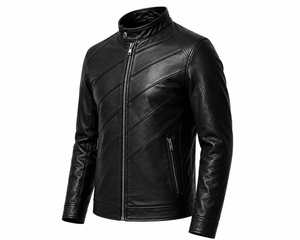 Premium Handmade <b>Leather</b> Jacket for Men Classic Vintage Fashion Outerwear Soft Genuine <b>Leather</b> Durable Luxury <b>Leather</b> Jacket - Product Image 4