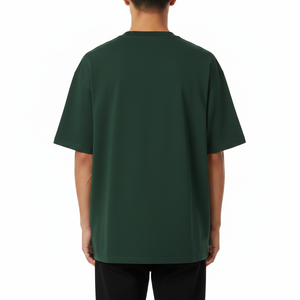 T-shirt unisexe vintage streetwear coupe classique en coton 100% épais 240 grammes, col rond, couleur unie, grandes tailles - Product Image 4
