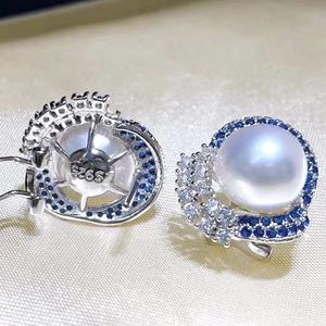 Pendientes de Botón de Plata de 9 mm con Diseño de Gota de Agua y Perla Natural, Estilo Delgado, con Ligeras Imperfecciones - Product Image 3