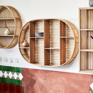 Natural Bamboo Wall <b>Shelf</b> - Organic Shaped Design for Wholesale - Product Image 3