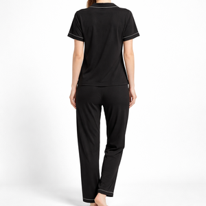 Pijamas de Algodón Elegantes de Verano y Primavera para Mujer, Servicio OEM, Ropa de Dormir Transpirable de Secado Rápido, Venta al Por Mayor - Product Image 2