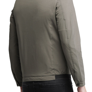 เสื้อแจ็คเก็ตบอมเบอร์ผู้ชาย กันลม ปิดซิป สีพื้น ผ้าโพลีเอสเตอร์ ใส่ได้ในฤดูใบไม้ร่วง ทรงปกติ - Product Image 6