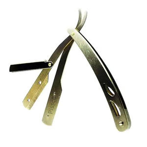 Rasoir pliant en acier inoxydable, rasoir à lame droite en acier inoxydable allemand - Product Image 6