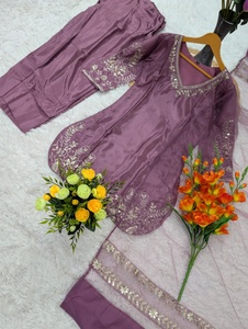 <b>Women</b>’s <b>Kurta</b> Palazzo Dupatta <b>Set</b> With Embroidery Sequance Work <b>For</b> <b>Women</b> Wear In All Occasion Buy Direct From Indian Supplier - Product Image 6