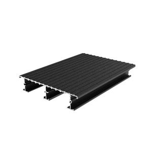 Plancher de terrasse nervuré en alliage d'aluminium CNW 3,6 m Série 1000 T3~T8 Anthracite/Noir avec service de découpe et transport - Product Image 1