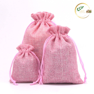 Natural Jute Packaging <b>Bags</b> with Strong Rope Closure for Secure and Reliable Packaging - Product Image 2