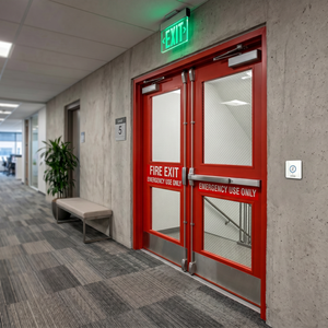 Sistema de Apertura de Puerta de Emergencia Infrarrojo Sin Contacto con Función Reajustable, Estándar del Reino Unido - Product Image 5