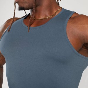 Best Premium Quality Sporty Breathable Polyester/Cotton Tank Top for Men in Gym at Competitive Rates - Product Image 3