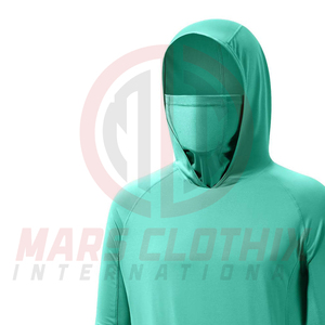 Sudadera con capucha de pesca de manga larga estampada para hombre, diseño de sublimación personalizado, hecha de poliéster, sudaderas con capucha de pesca para hombre. - Product Image 4