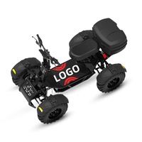 Certifié CE 60V 50Ah 8000W Scooter électrique 21 pouces 4 roues double suspension puissant 10000W adultes tout-terrain