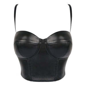 Corset court pour femme en cuir d'agneau de haute qualité, tendance, amincissant, à prix abordable - Product Image 1