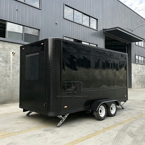 ACB Full Kitchen Square Food Cart 10ft-16ft BBQ Food Truck Trailer Beverage Truck <b>for</b> Restaurants and Food Trucks - Product Image 4